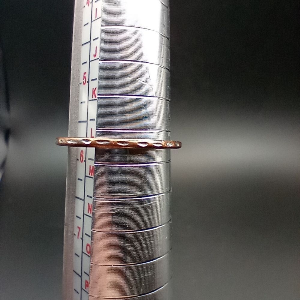 Copper road ring size 6 R239 - Picture 3 of 3